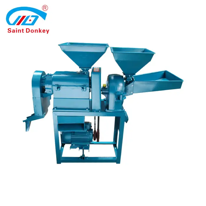 High Output Rice Mill Machine Combined with Grain Grinder