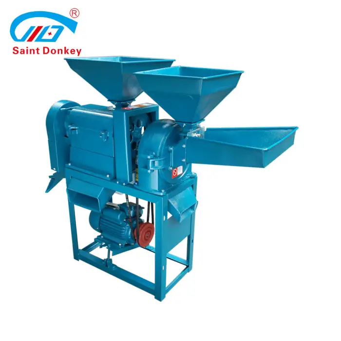 High Output Rice Mill Machine Combined with Grain Grinder