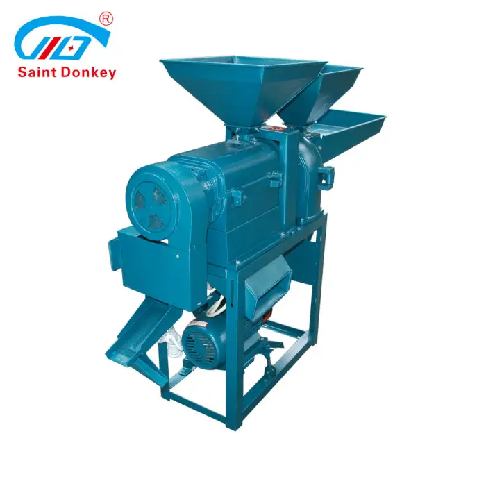 High Output Rice Mill Machine Combined with Grain Grinder