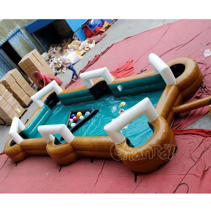 Giant Human Billiard Inflatable Soccer Billiard Table Inflatable Pool Table Soccer Inflatable Football Snooker