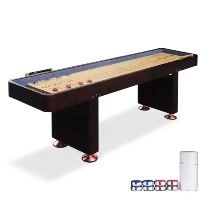 9ft/12ft/14ft/16ft Shuffleboard Table Indoor Games Play