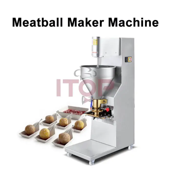 Industrial Meat Processing Machine 1100W Meatball Forming Machine Electric Commercial Meatball Mincer