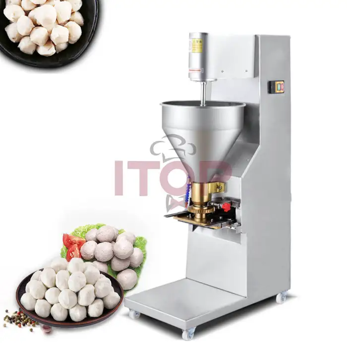 Industrial Meat Processing Machine 1100W Meatball Forming Machine Electric Commercial Meatball Mincer