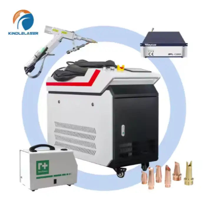 3000w 3 in 1 Laser Cleaning Machine Car Shell Cleaning Pulse Laser Machine for Rust 2000w Cw Laser Cleaning Machine