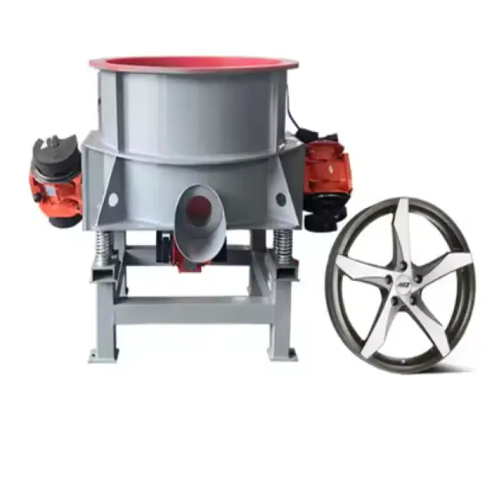 Car/Truck Wheel Vibrating Mirror Polishing Machine/Alloy Wheel Surface Vibratory Polisher