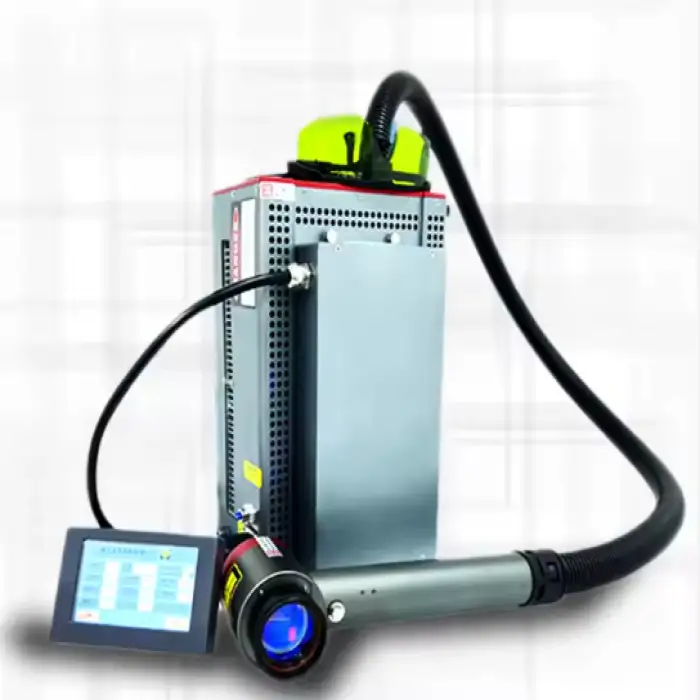 50w100w200w Portable Laser Rust Remover for Machine Parts Rust, Paint Backpack Cleaning Machine