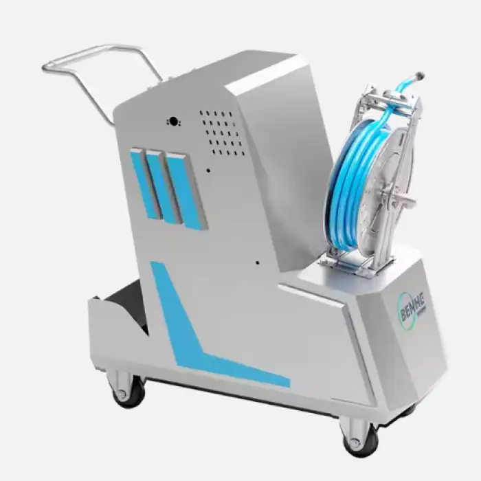 Commercial Portable Foam Machine Mobile Car Washer Vacuum Cleaner with 220V Electric Foam for Carpet Cleaning New Used Condition