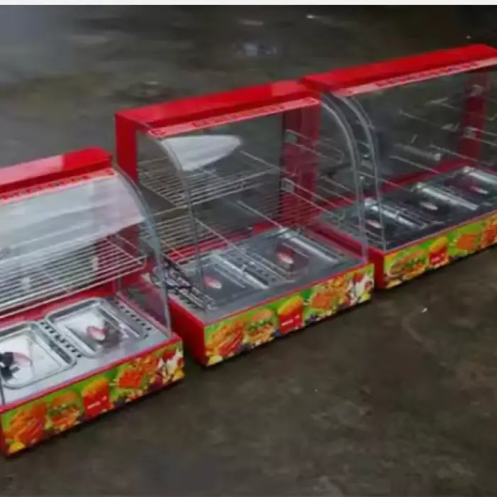 High Quality Food Display Warmer for Hamburg Hamburger Insulation Cabinet for Sale