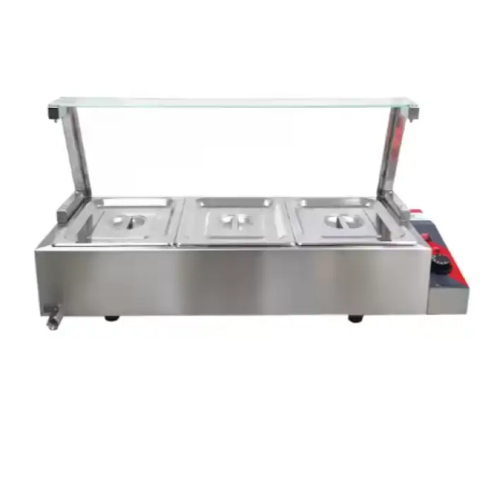 Luxury Stainless Steel Chafing Dishes Electric Heater Buffet Dish Food Warmer Set