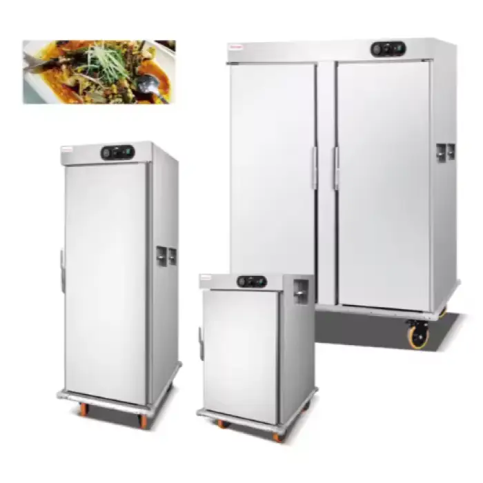 6 Trays Cart Warming Commercial Insulated Kitchen House Hold Upright Heated Vertical Hot Food Hotel Banquet Hot Holding Cabinet