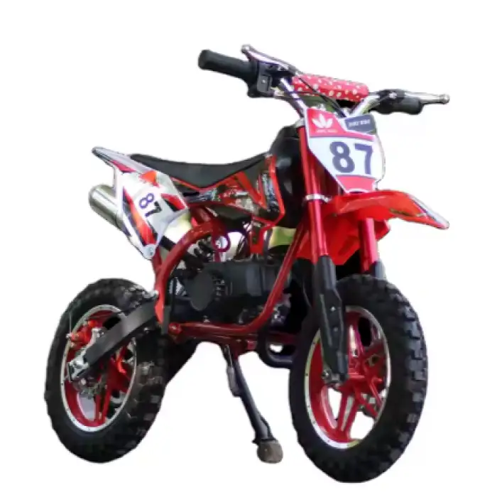 Mini Scooter 49cc 2-stroke Gasoline Power Kids Dirt Pit Bike Mini Motorcycle for Teenagers