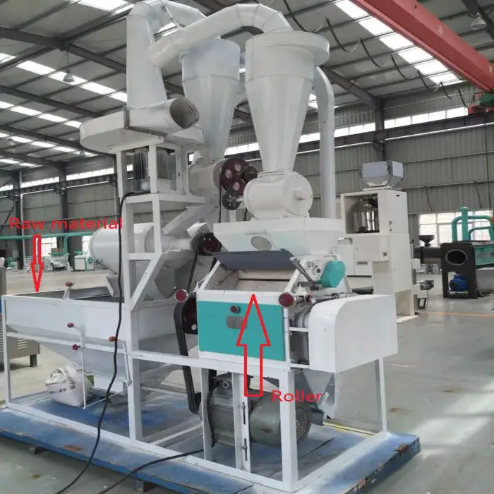 Small Scale 50TPD Corn Maize Wheat Flour Milling Machinery Maize Milling Machine Mini Flour Mill