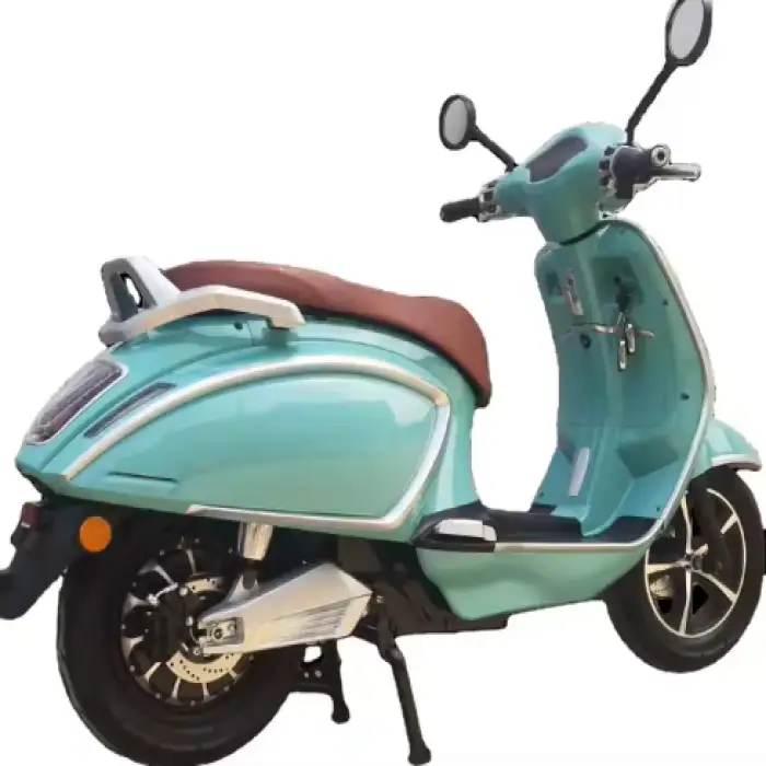 Long Range Scooter High Speed Motorcycle 2 Seat Moped Scooter Durable 60Km/h Light Blue Electric Scooter Stock