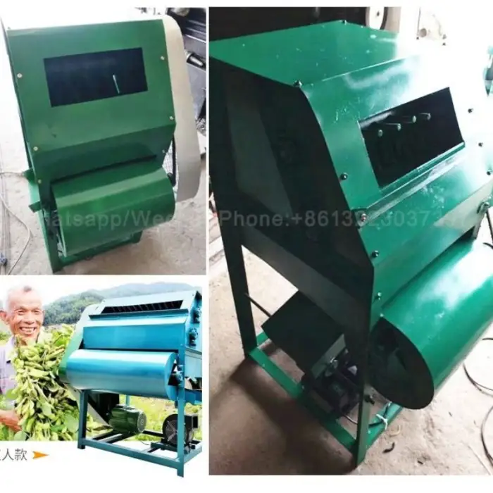 Automatic Green Bean Picker Huller Small Aoybean Harvester