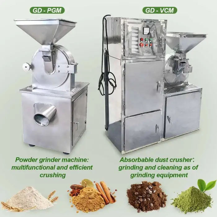 Flour Mill Spice Almond Food Milling Process Pulverizer Bark Grind From Machine