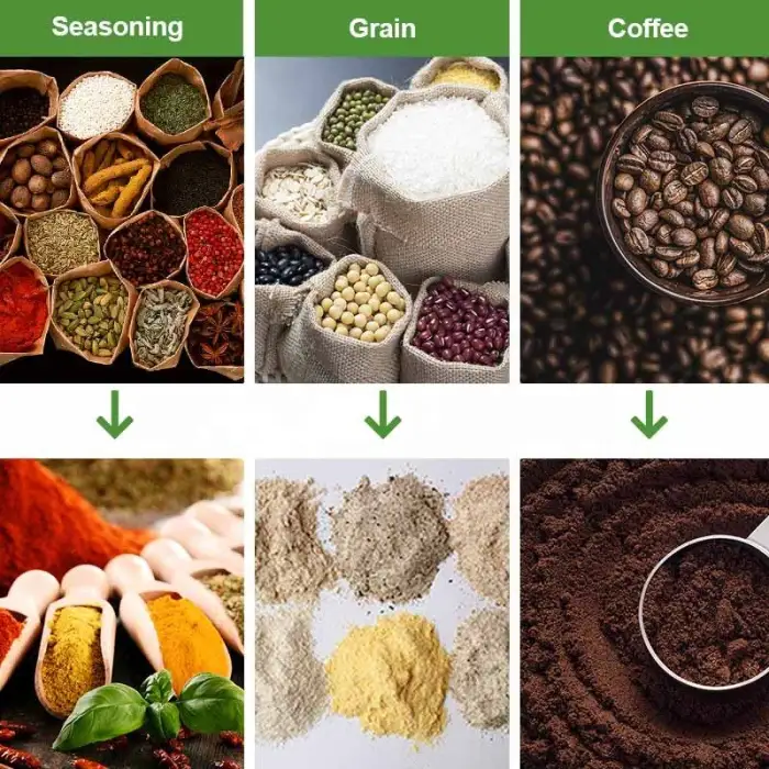 Flour Mill Spice Almond Food Milling Process Pulverizer Bark Grind From Machine