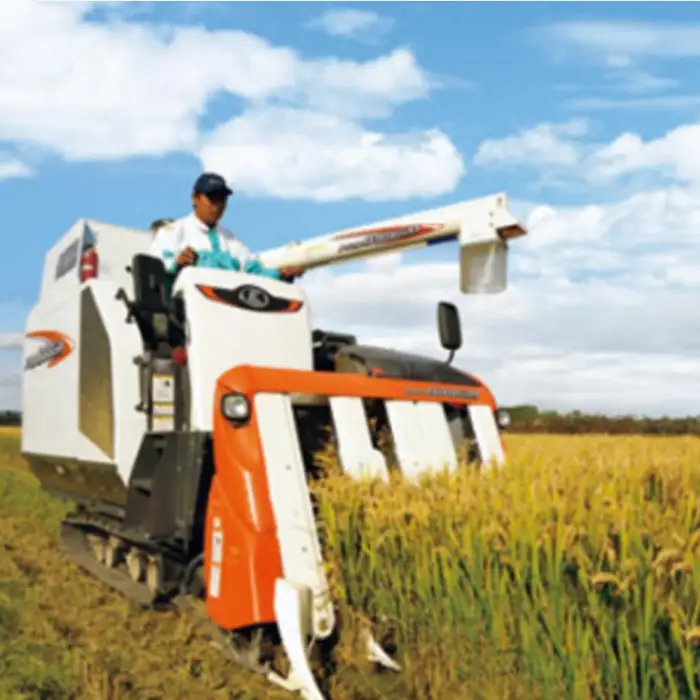 KubotaPRO888GM Blueberry Harvester Machines Combine Maize Corn Harvester Machine Mini Small Combine Harvester