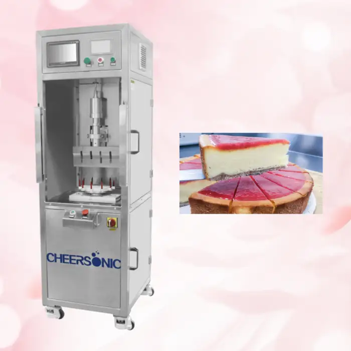 Stainless Steel Rotary Ultrasonic Cutter Cake Moulds Popular Food Cutting Machine for Sponge Cake & Ultrasonic Cutter