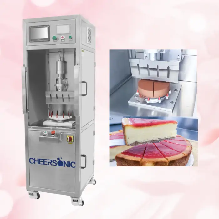 Stainless Steel Rotary Ultrasonic Cutter Cake Moulds Popular Food Cutting Machine for Sponge Cake & Ultrasonic Cutter