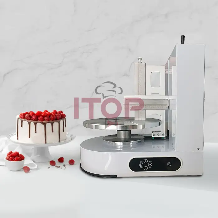 Cake Coating Machine Lazy Baking Equipment Smearing Cream Birthday Cake 4-12 Inch Durable Cream Spreading Machine