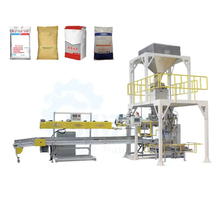 25kg 20kg 30kg 50kg Weighing Packaging Machine Belt Powder Feed Industrial Waxes Belt Sealing Packing Line