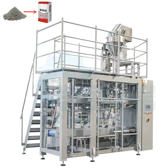 25kg 20kg 30kg 50kg Weighing Packaging Machine Belt Powder Feed Industrial Waxes Belt Sealing Packing Line