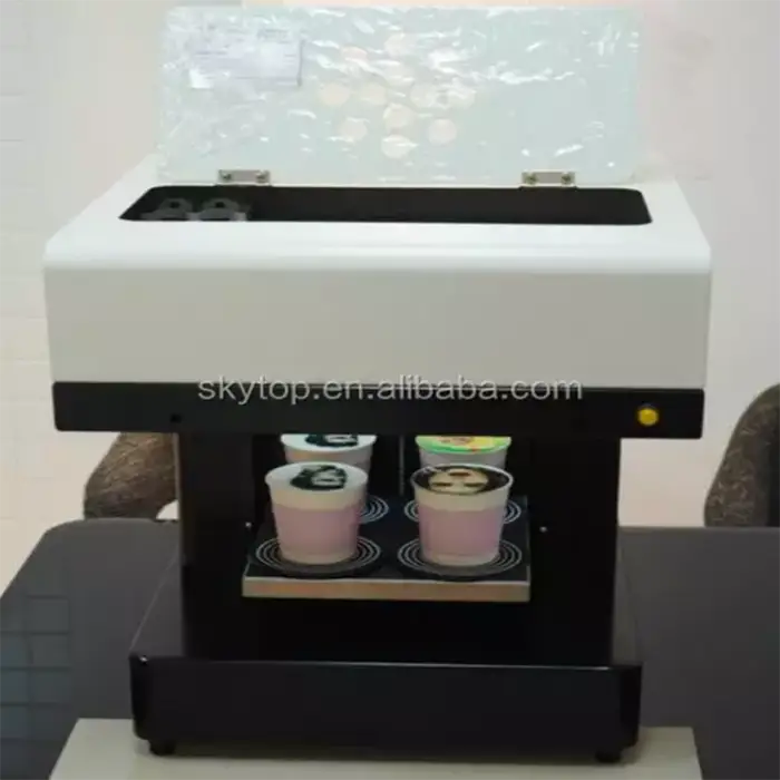 3D Coffee Printer Machine with Edible Ink Cartridge or CISS for Cookie Candy Paper