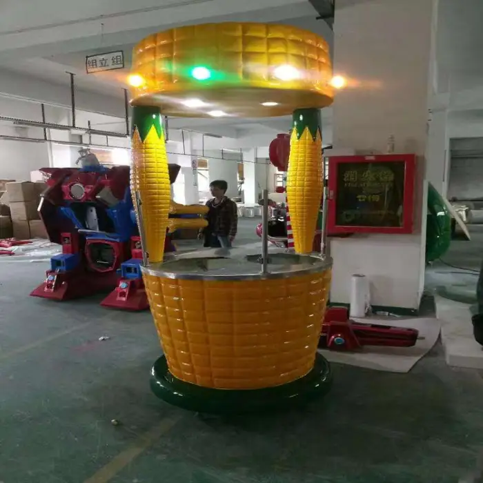 Moveable Fresh Sweet Corn Kiosk Stall Corn-Shaped Fiberglass Stall Outdoor Restaurants Hotels Corn Stand