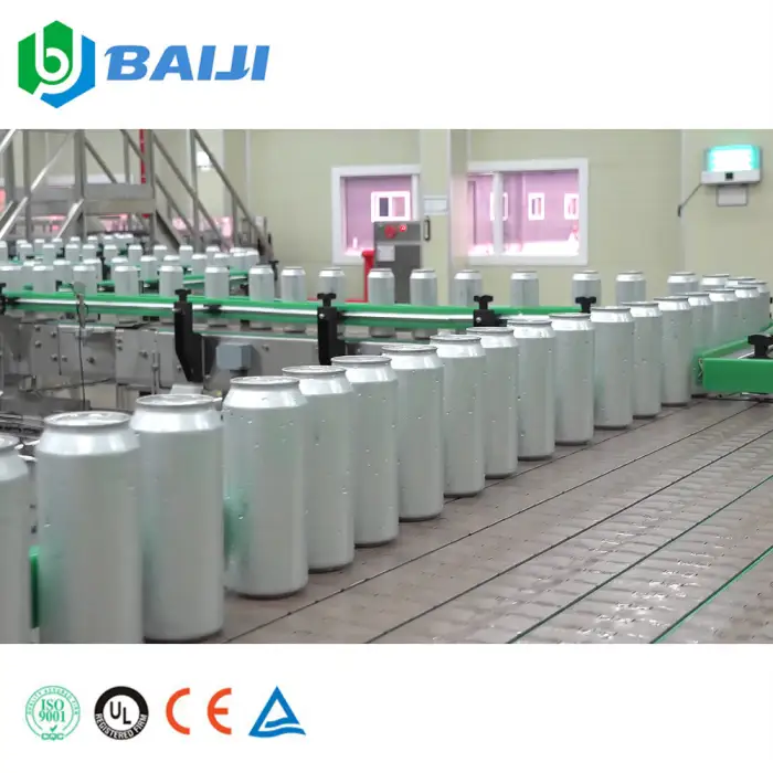 Fully Automatic Industrial Beer Canning Filling Sealing Machine Equipment Production Line