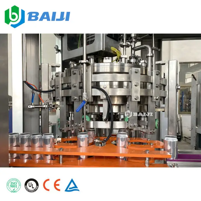 Fully Automatic Industrial Beer Canning Filling Sealing Machine Equipment Production Line