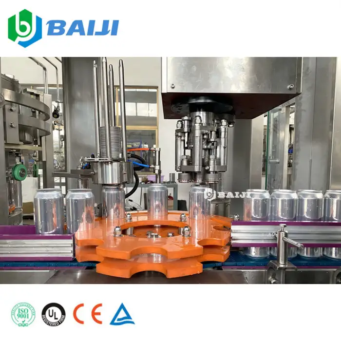 Fully Automatic Industrial Beer Canning Filling Sealing Machine Equipment Production Line