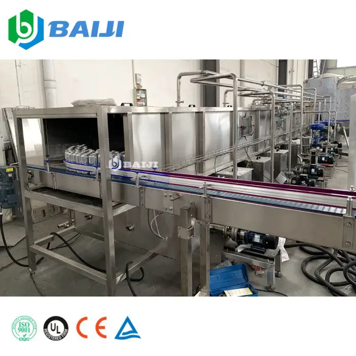 Fully Automatic Industrial Beer Canning Filling Sealing Machine Equipment Production Line