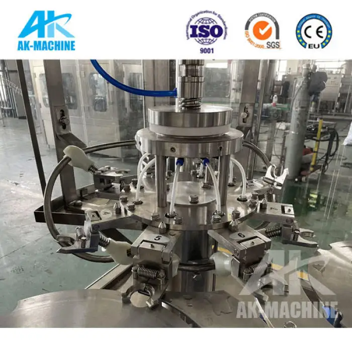 Industrial 3-in-1 Filling Machine for 200ml-2L Auto Adjustable Nozzle and Leak-Proof Design