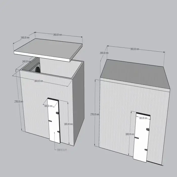 Cold Storage Warehouse Industrial Freezer Room Refrigeration Cold Storage Cold Room