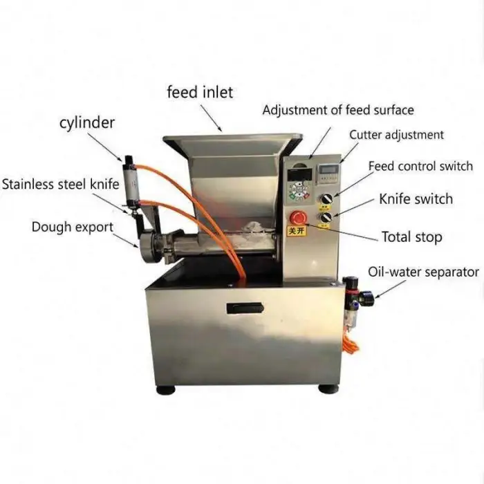 Large Dough Divider Rounder Ball Machine Commercial Dough Divide Round Machine Automatic Pastry Dough Divider Machine