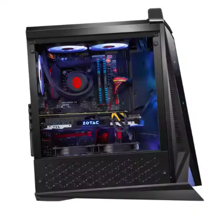 Shunxinjie SX-8421 Gamer Tempered Glass Side Panel Table PC Desk RGB Water-Cooling Computer Gaming Case