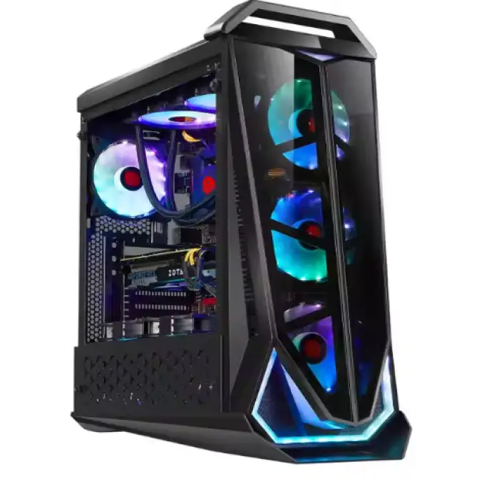 Shunxinjie SX-8421 Gamer Tempered Glass Side Panel Table PC Desk RGB Water-Cooling Computer Gaming Case