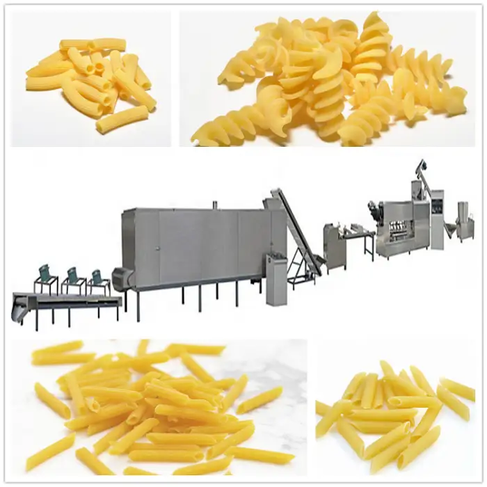 100kg Per Hour Capacity Industrial Pasta Production Line Macaroni Making Machine