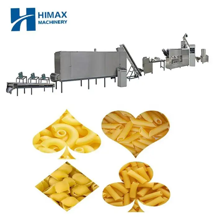 100kg Per Hour Capacity Industrial Pasta Production Line Macaroni Making Machine