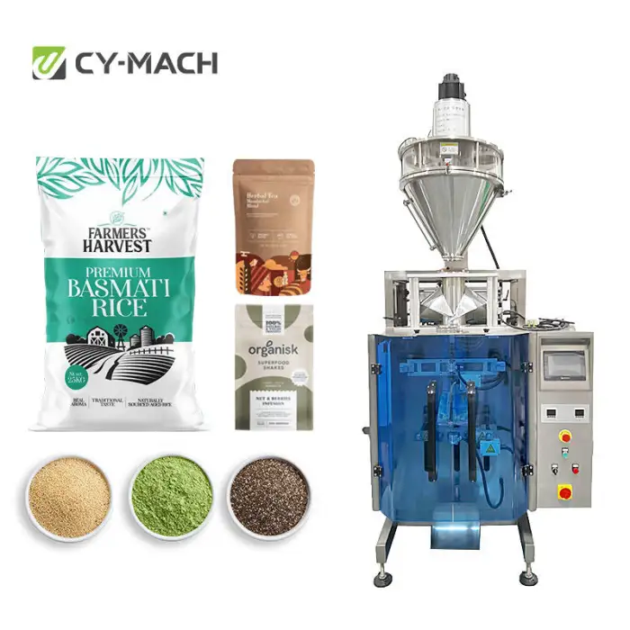 CY-MACH High-Precision 5g 10g Bag Salt Flour Corn Starch Powder Filling and Packaging Machine