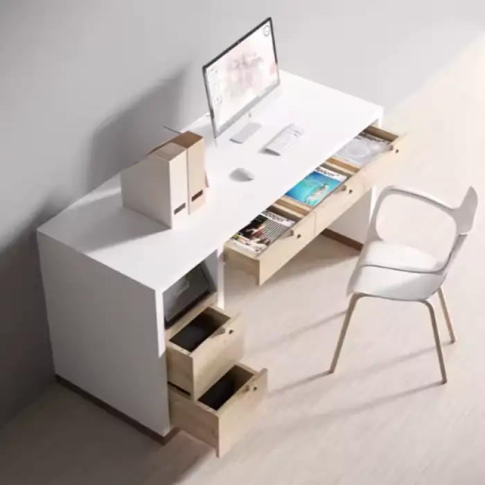 Office Studying Tables Furniture Wooden Home Gaming Pc Computer Table Desk with Chairs