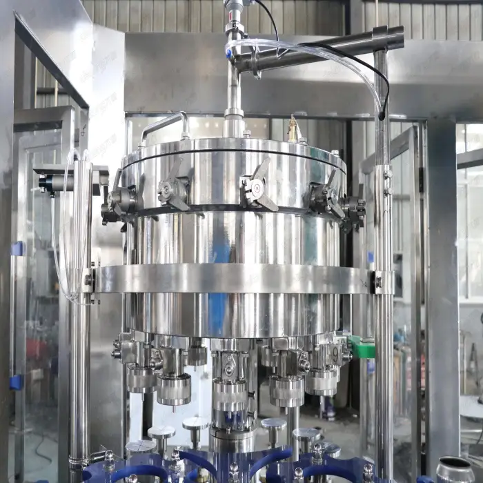 Automatic Fruit Juice Cans Canning Production Line Industry Equipment Aluminum Can Beer Filling and Sealing Making Machine