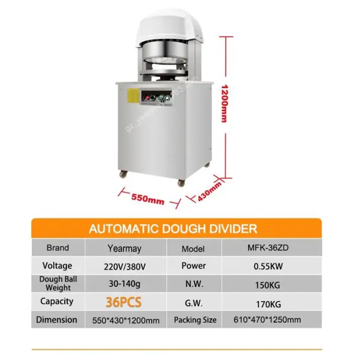 Bakery Equipment Commercial Manual Dough Divider Machine Round Bread Dough Divider