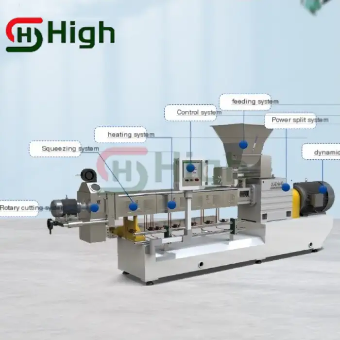 Pellet Puffing Extruder Machine Production Line Cat Dog Bird Pet Shrimp Aquarium Feed Puffing Fish Food Processing Equipment