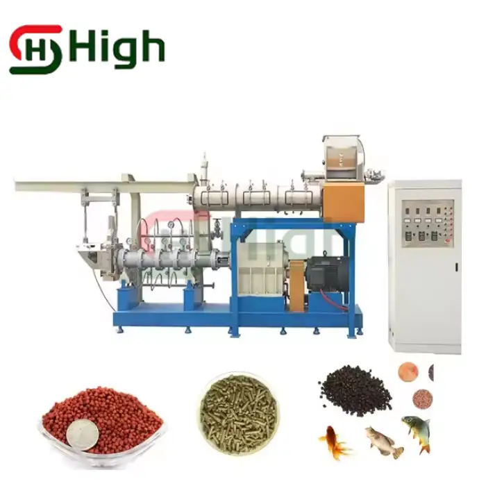 Pellet Puffing Extruder Machine Production Line Cat Dog Bird Pet Shrimp Aquarium Feed Puffing Fish Food Processing Equipment