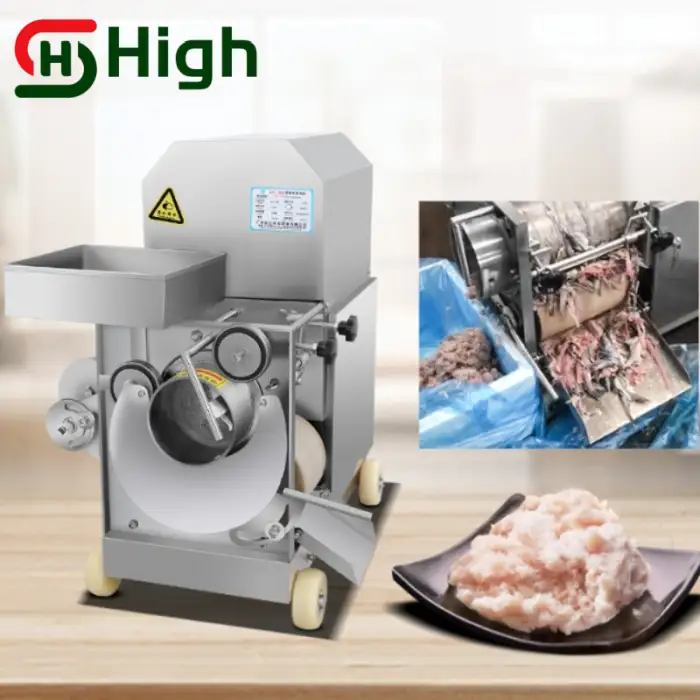 Automatic Fish Bone Meat Separator Shrimp Shell Extractor Machine Fish Debone Machine