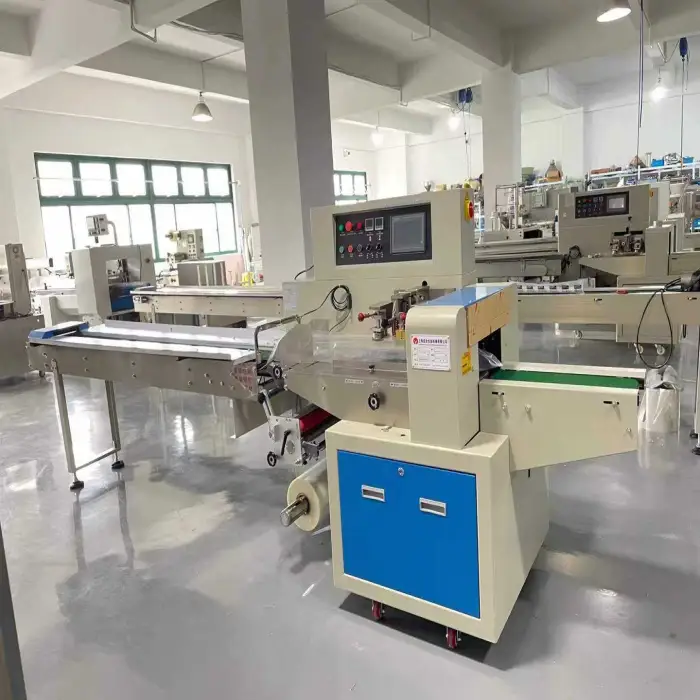 Stainless Steel 304 Automatic Pillow Packing Machine Food Industry Machinery