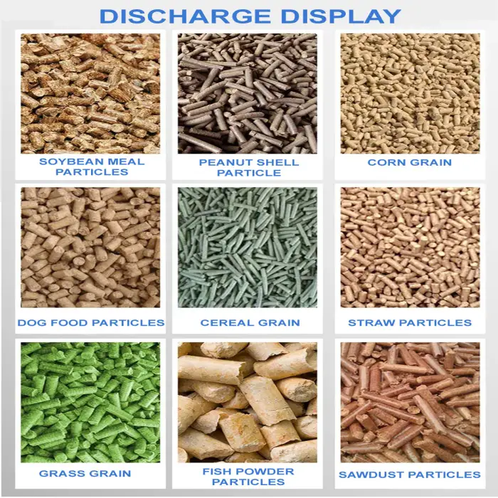 Commercial Model Farm Poultry Chicken Cattle Rabbit Pig Shimp Sheep Mini Animal Feed Pellet Machine