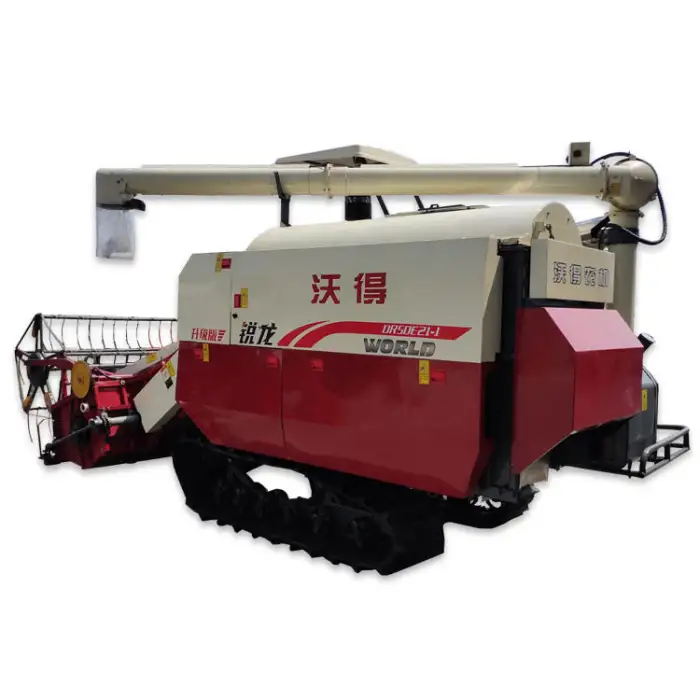 FM World 4LZ-5.0E High Productivity Combine Harvester Agricultural Machinery with Gear Core Components