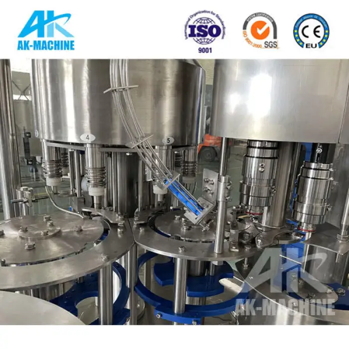 Industrial Mineral Water Production Line 200-2000ml Water Bottle Washing Filling Capping Machine